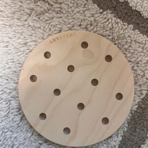 Lovevery Wooden Peg Board Only (NO PEGS)